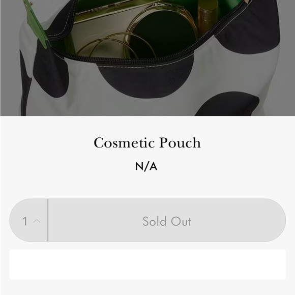 Kate Spade Makeup case - Picture 3 of 8